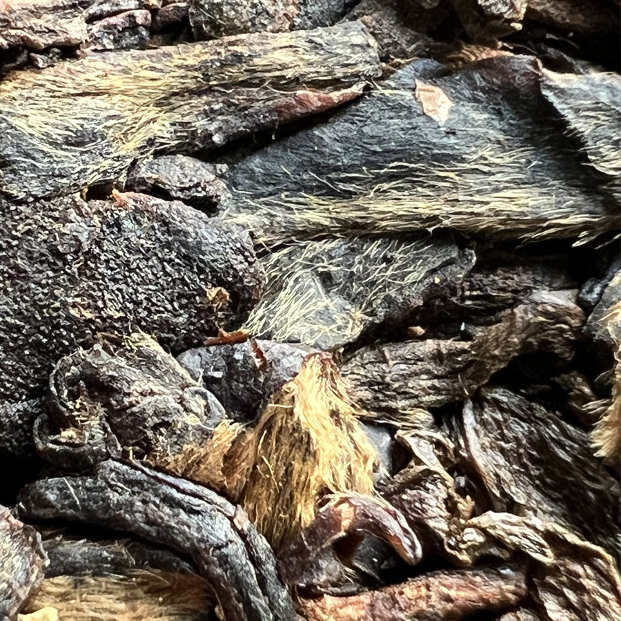 CNNP Thé Pu-erh cru timbre rouge - 357 g - Années 80 - Lemeilleurthedechine