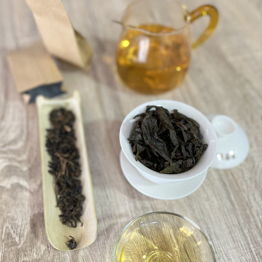 Thé Oolong oxydé - 老乌龙茶 - Oxidized Oolong tea - Lemeilleurthedechine