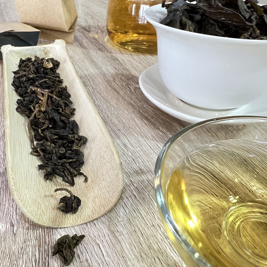 Thé Oolong oxydé - 老乌龙茶 - Oxidized Oolong tea - Lemeilleurthedechine