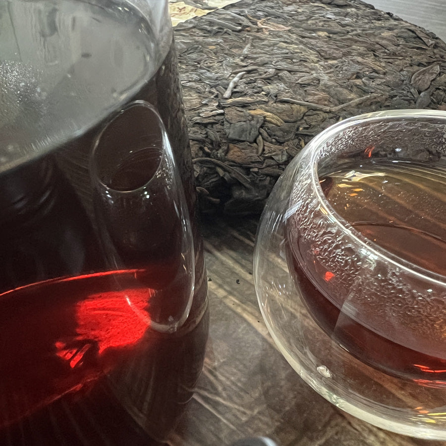 The Puerh Cuit grandes feuilles de la mer de nuages- 2010 - Lemeilleurthedechine