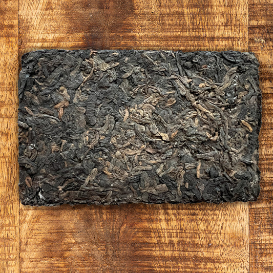 Brique tampon noir Thé Pu‘erh cuit années 90 – Yunnan – 250 grammes – Black stamp 90 - Lemeilleurthedechine