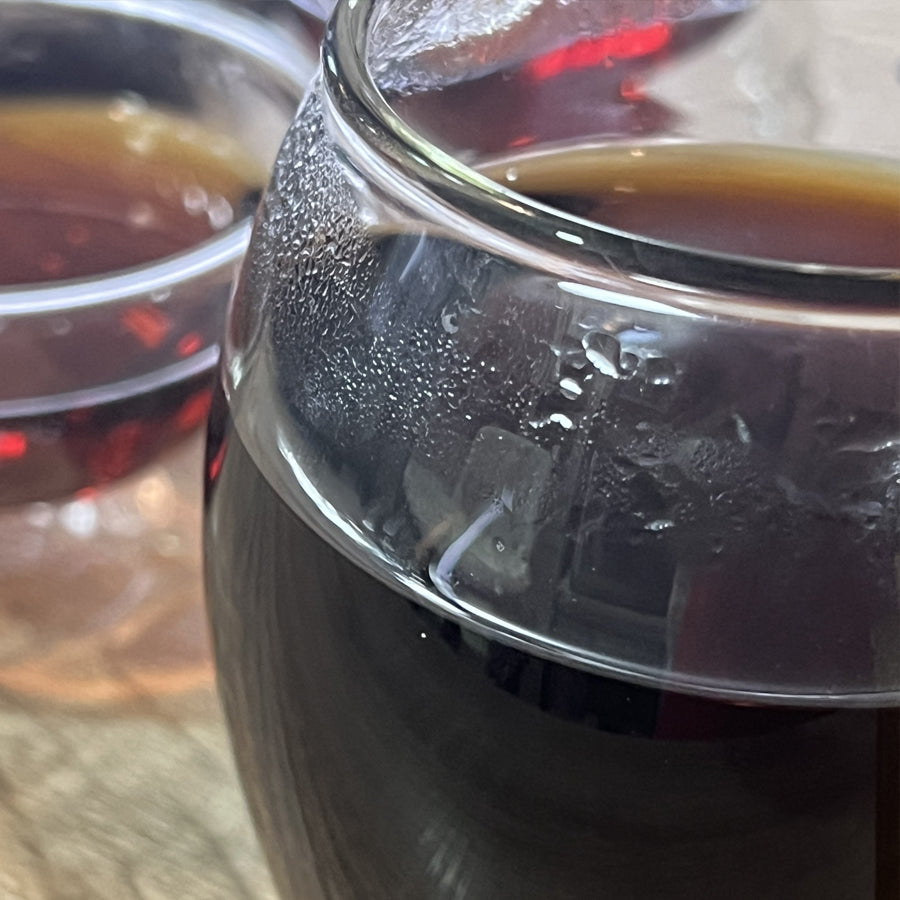 Brique tampon noir Thé Pu‘erh cuit années 90 – Yunnan – 250 grammes – Black stamp 90 - Lemeilleurthedechine