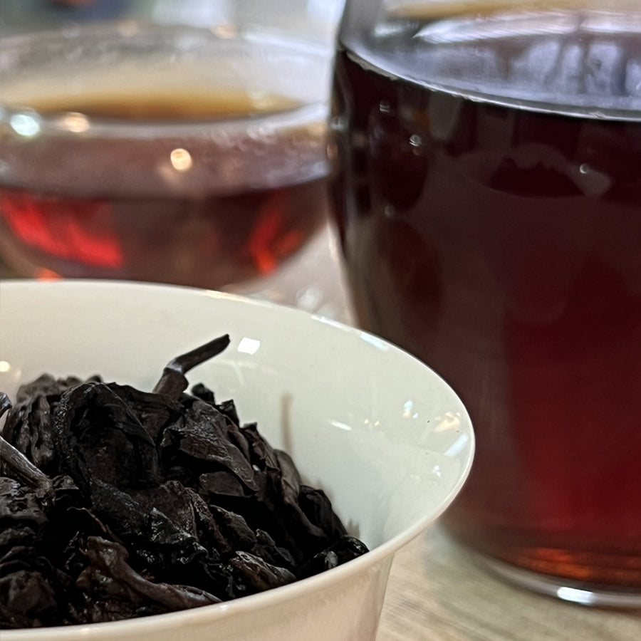 Grandes feuilles Thé cuit Puerh - 2010 - 250g - Lemeilleurthedechine