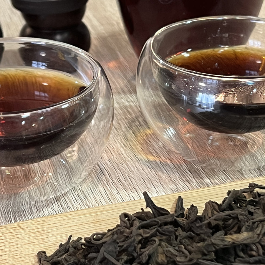 Grandes feuilles Thé cuit Puerh - 2006 - 250g