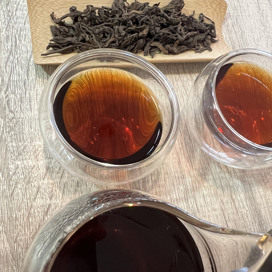 Grandes feuilles Thé cuit Puerh - 2006 - 250g