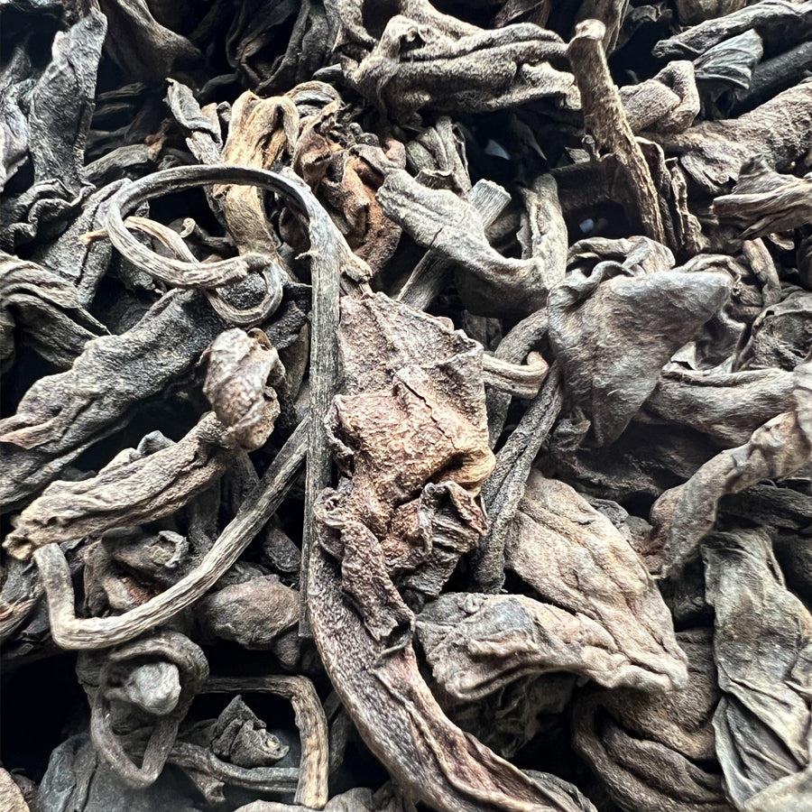 Grandes feuilles Thé cuit Puerh - 2006 - 250g