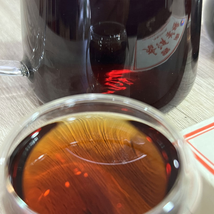 Kunming Tea Factory Cooked Brick 2003 - Lemeilleurthedechine
