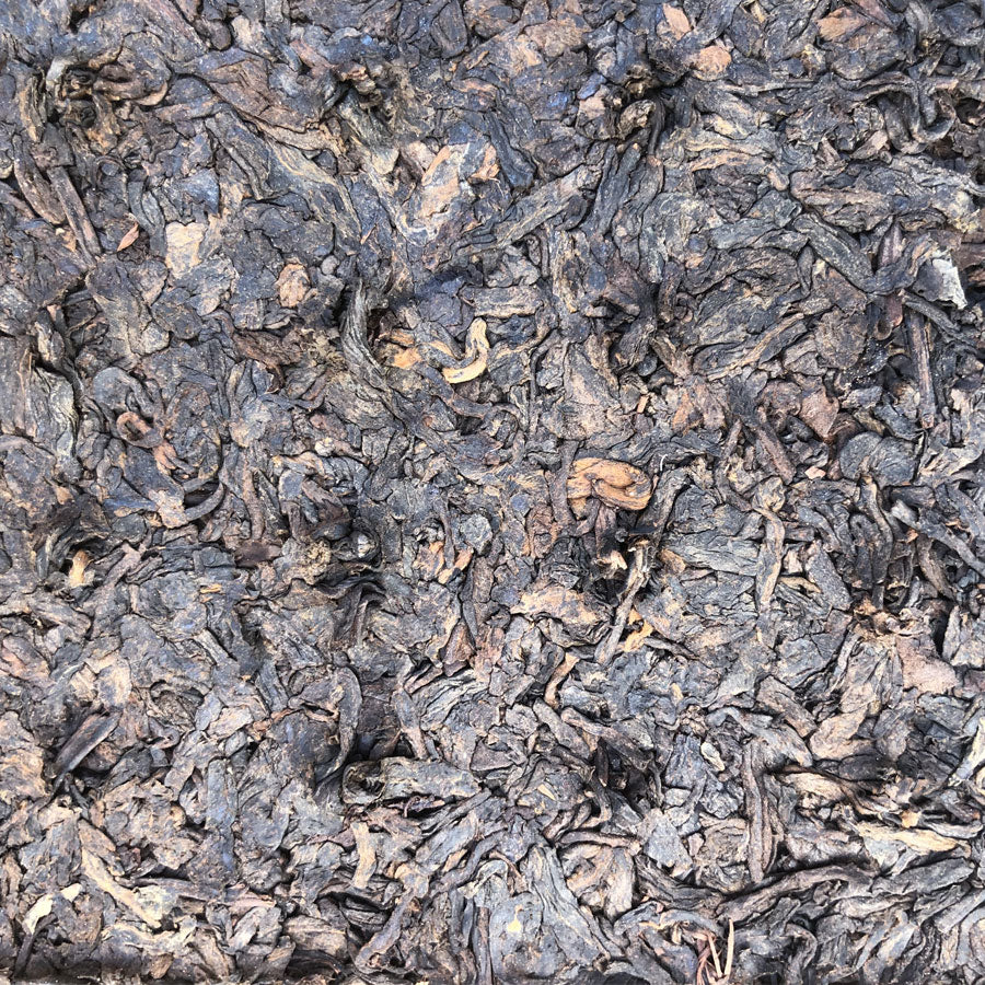 Brique Puer Teabrick Yunnan - 云南普洱茶砖 – Thé cuit – 2003 - Lemeilleurthedechine