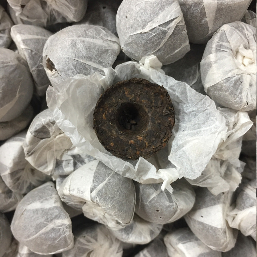 Xiao Cha Tuo – Balle de prisonnier de la prison de Kunming – Shou Puer – Thé cuit – 2003– 250 grammes - Lemeilleurthedechine