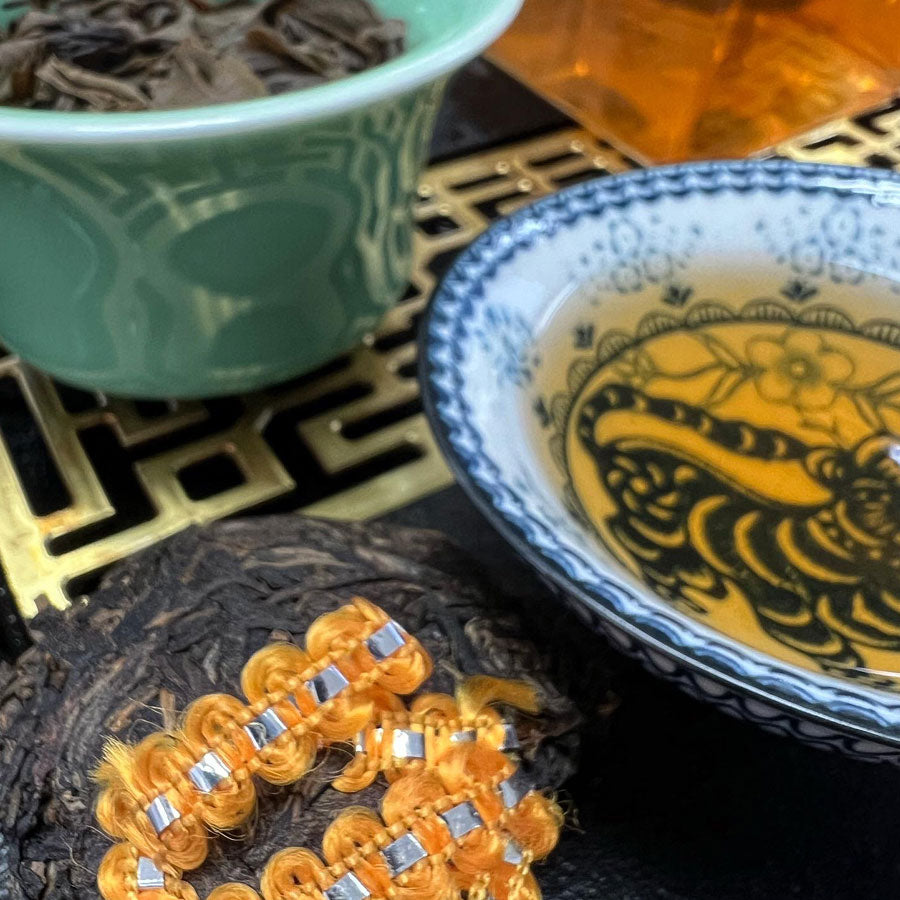 Paradis Sheng Puer Champignons 2007 - Découvrez un thé cru énergisant en format 5*100 g - Lemeilleurthedechine