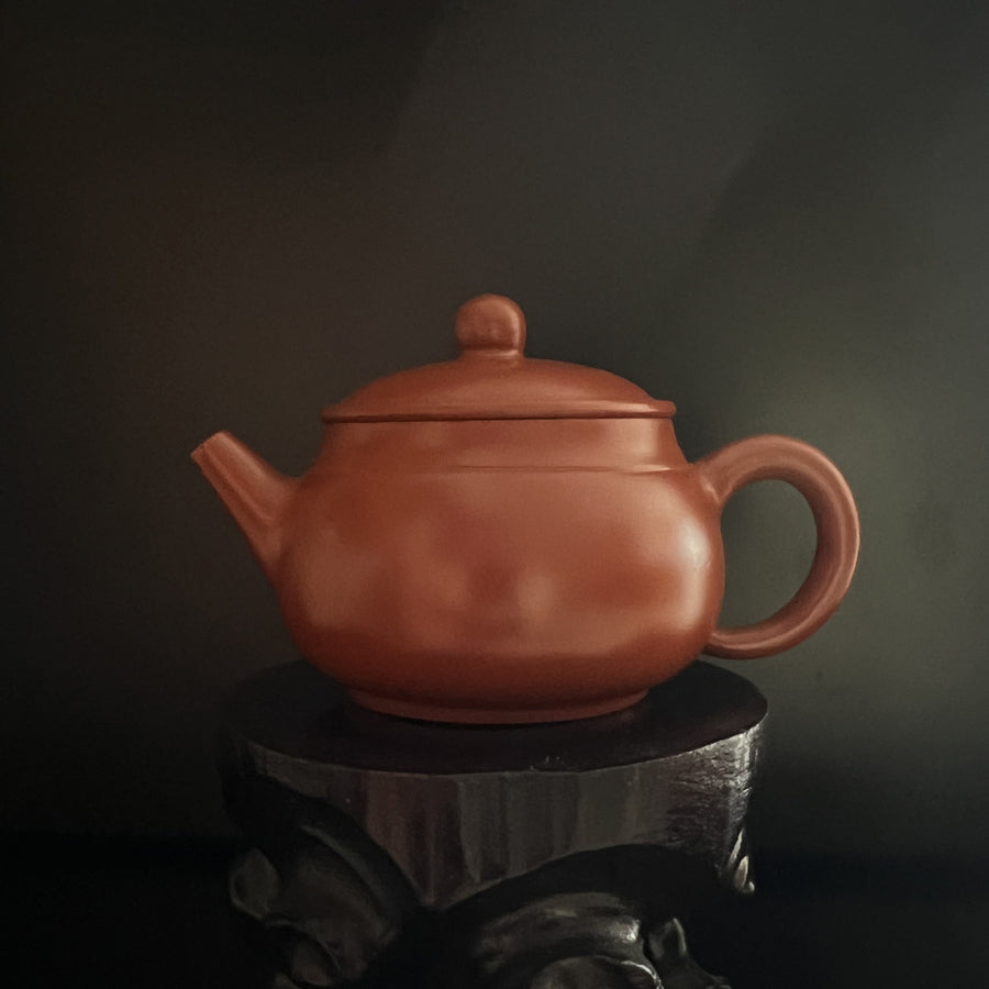Théière traditionnelle en terre cuite de Yixing Orange - Lemeilleurthedechine
