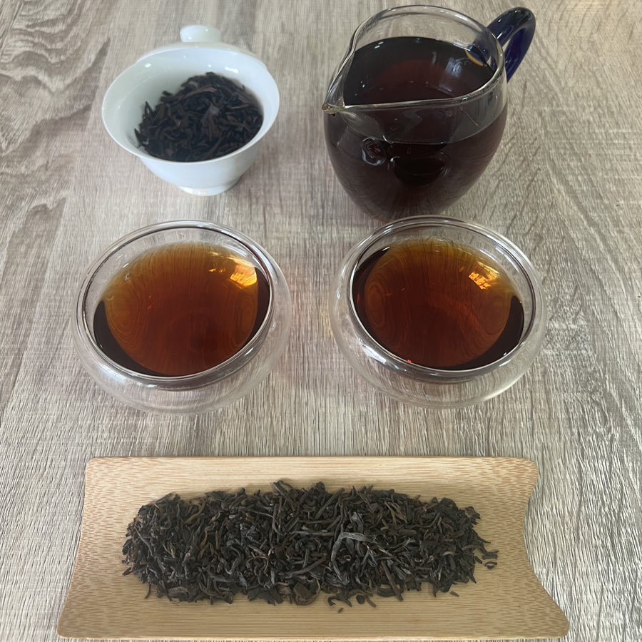 中茶大红印 - 生普洱茶 -357 g- 80年代