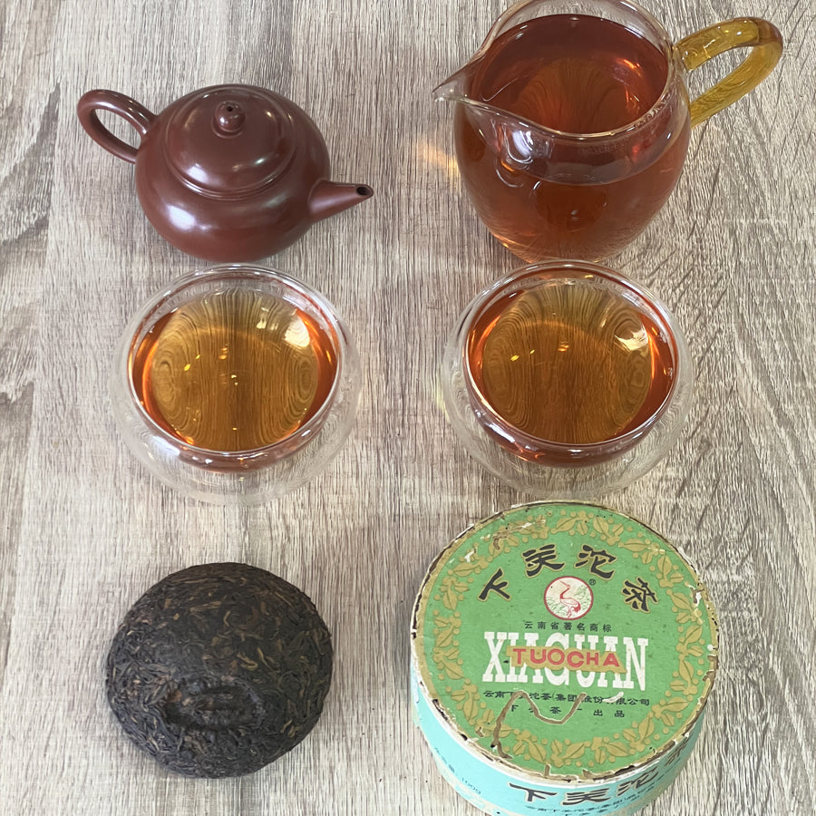 Thé cru Xiaguan Tuo Cha – 100g – 2006 - Lemeilleurthedechine