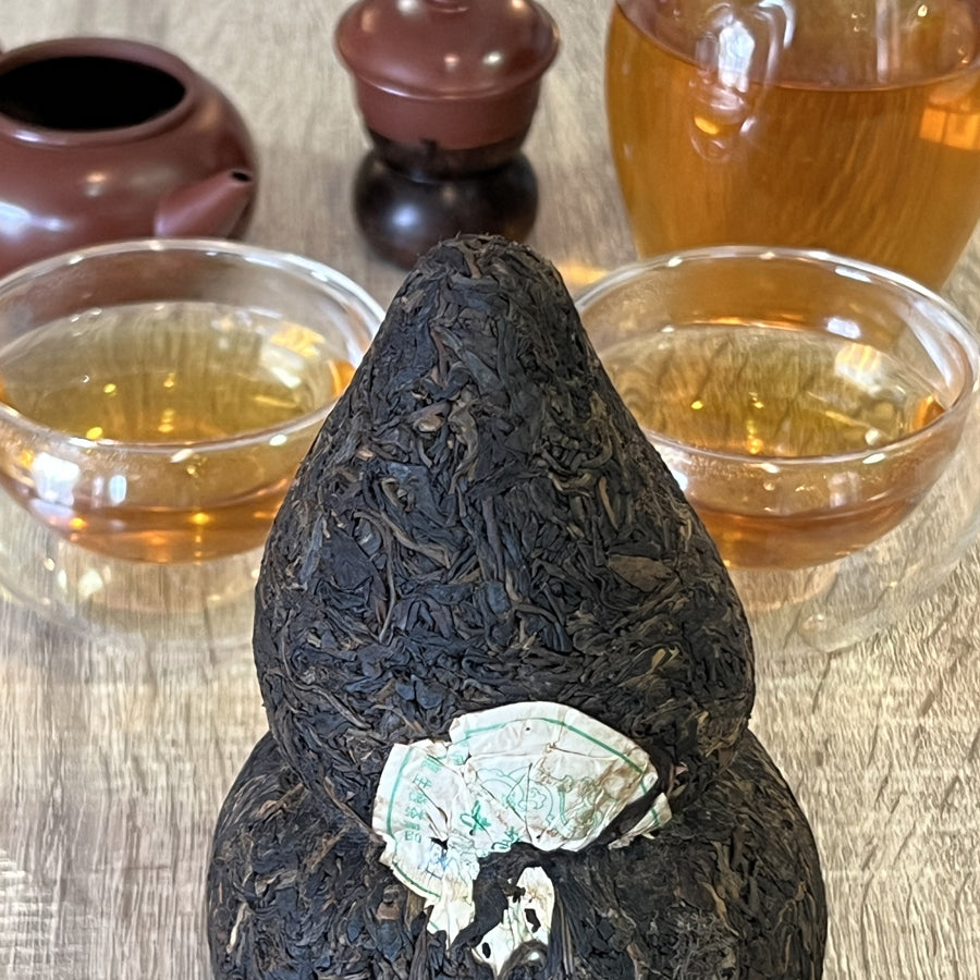 Calebasse thé Pu'erh cru vintage – Hulu 2007 - 500g