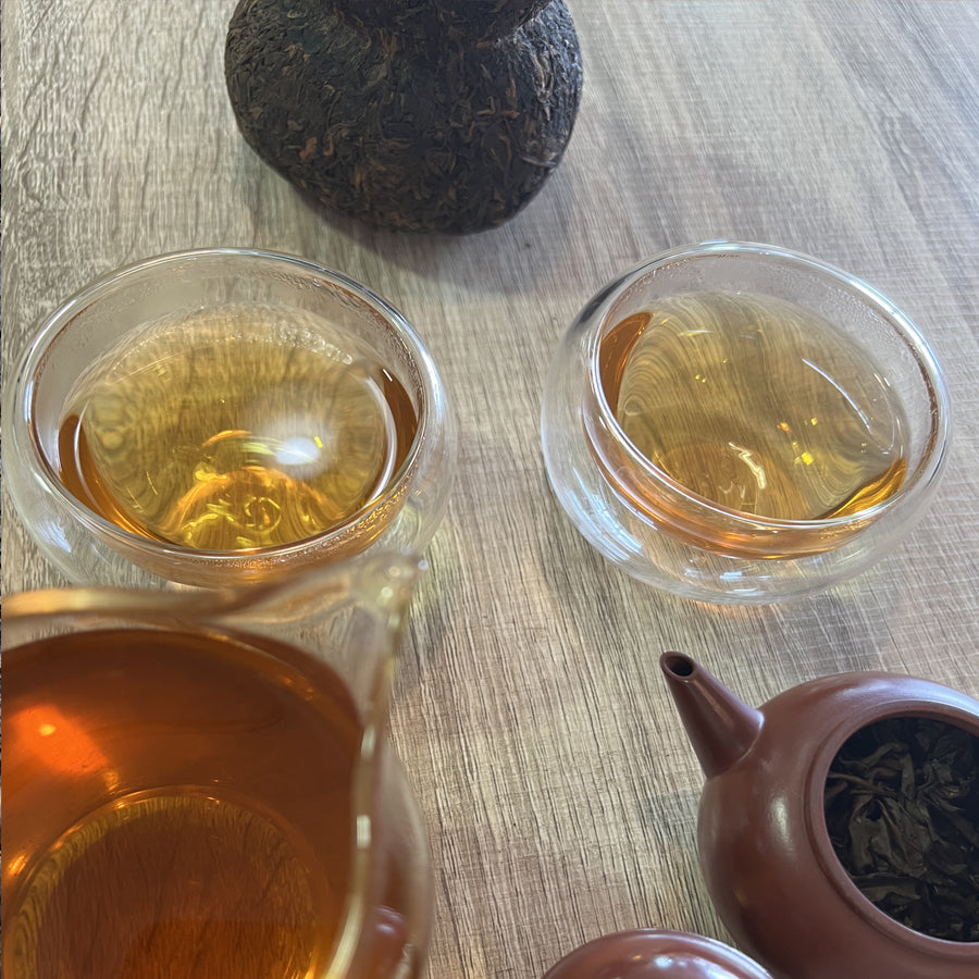 Calebasse thé Pu'erh cru vintage – Hulu 2007 - 500g