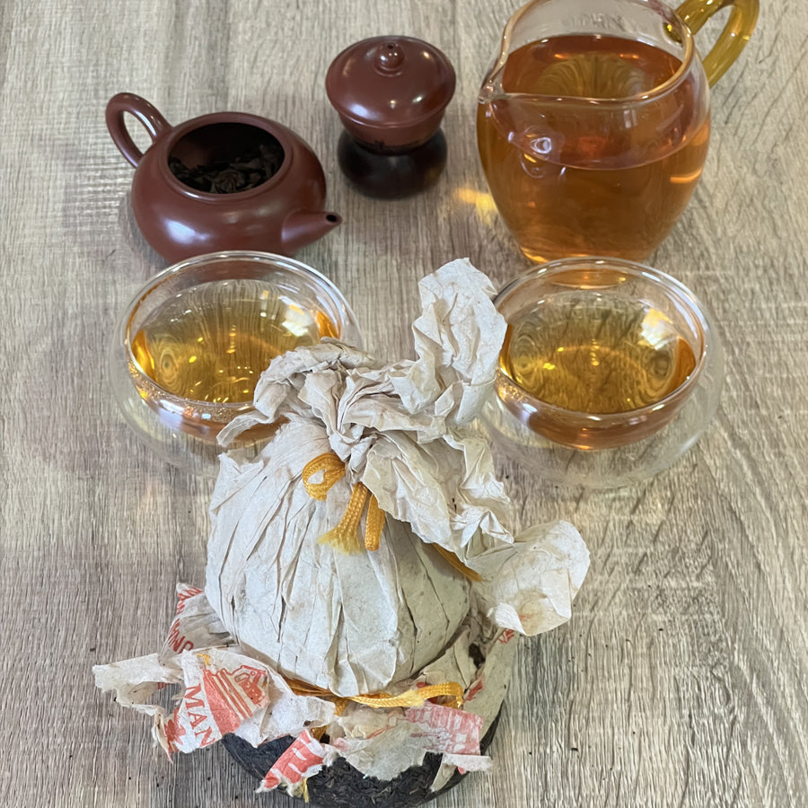 Calebasse thé Pu'erh cru vintage – Hulu 2007 - 500g