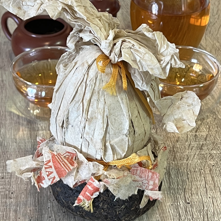 Calebasse thé Pu'erh cru vintage – Hulu 2007 - 500g