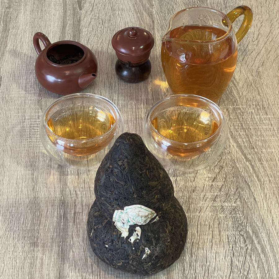 Calebasse thé Pu'erh cru vintage – Hulu 2007 - 500g
