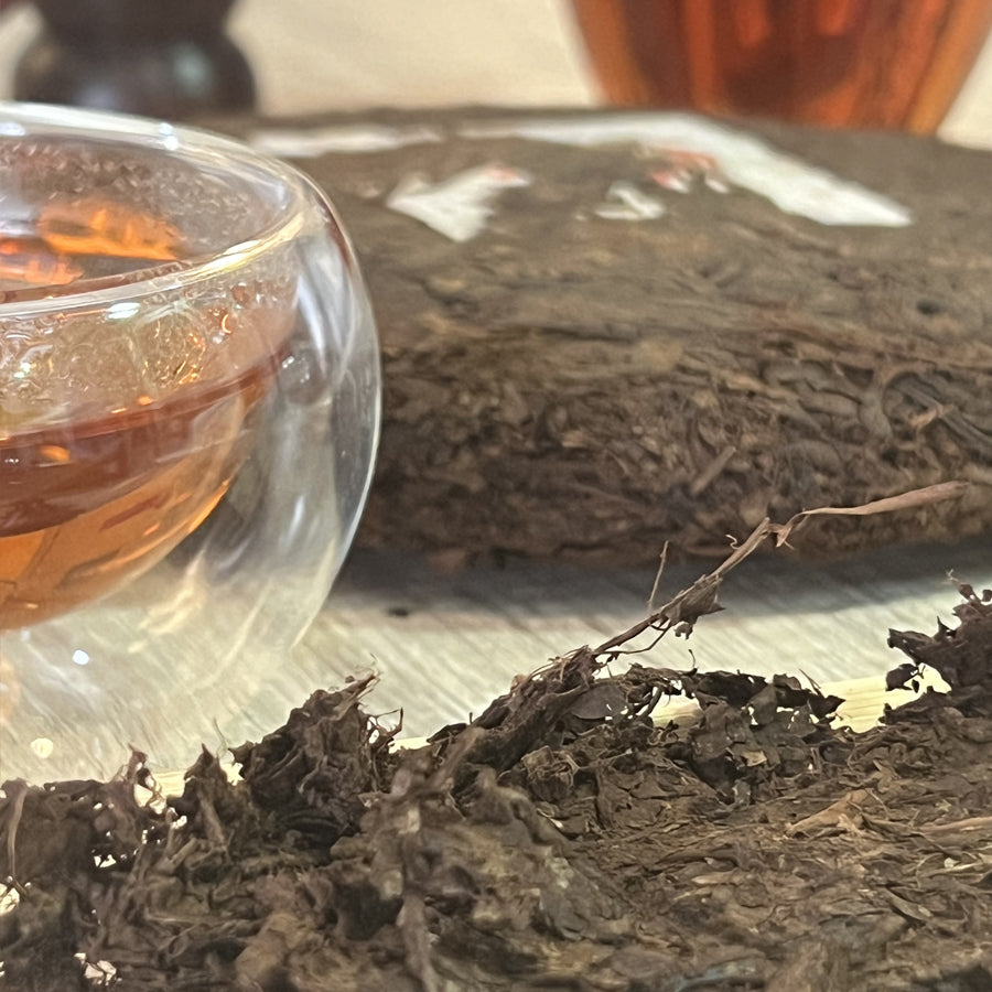 Pu'erh cuit vintage – Thé d'arbre a thé anciens – Thé Yunnan années 90 – 357g - Lemeilleurthedechine