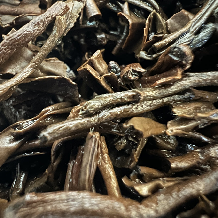 Lapsang Souchong – Thé noir ancien – Fumé au bois de pin – Récolte des années 90 – 100g