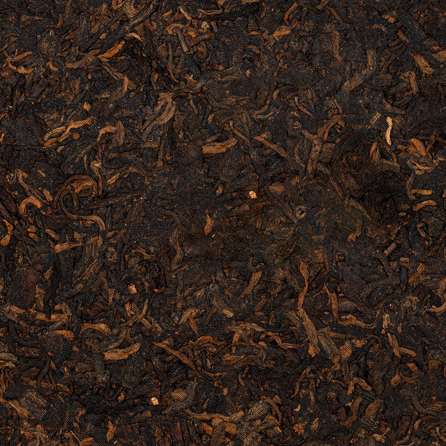 Galette timbre jaune thé Pu'erh Cuit – 357 g – 2006 - Lemeilleurthedechine
