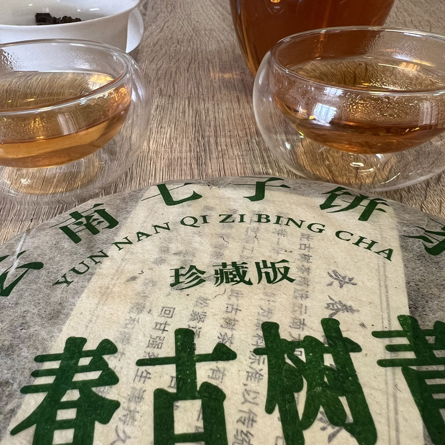 Thé Pu'erh cru premiers bourgeons printemps arbre a thé Millénaire – 357g – 2008 - Lemeilleurthedechine