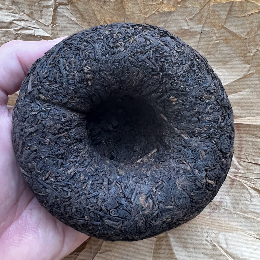 Tête de thé Pu’erh cuit Laoshu – 250 g – 2005 - Lemeilleurthedechine