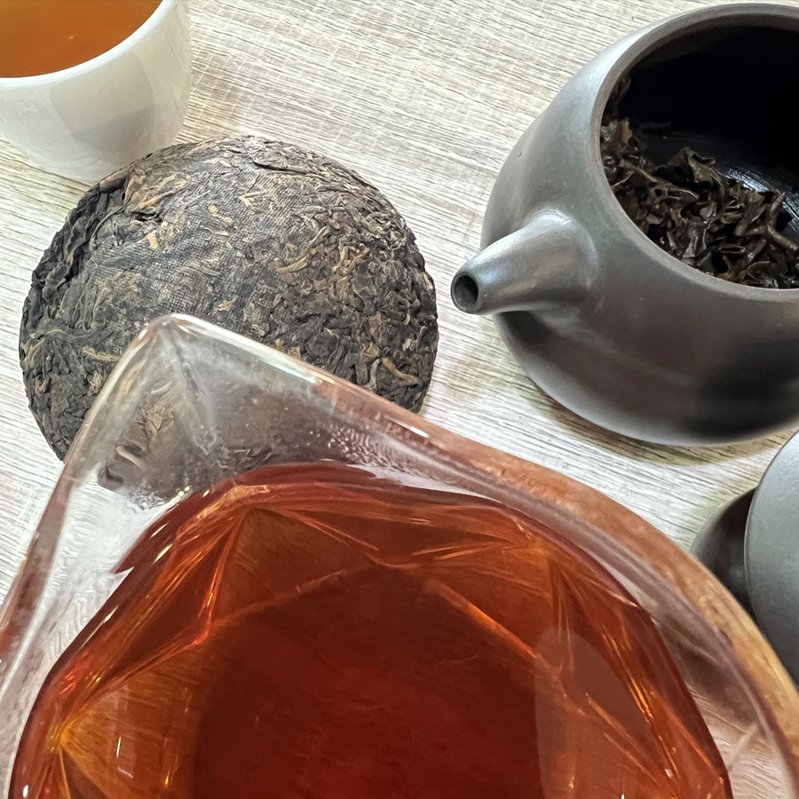 Xiaguan Tuo Cha - Thé Puerh cru - 100 grammes - années 90's - Lemeilleurthedechine