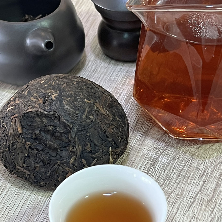 Xiaguan Tuo Cha - Thé Puerh cru - 100 grammes - années 90's - Lemeilleurthedechine