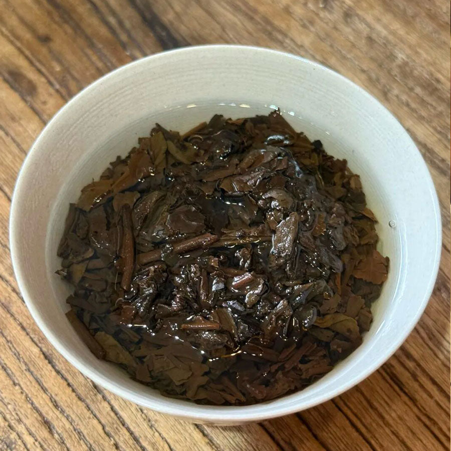 117 – 下关茶厂边销传统生普洱茶砖 – 1990年代