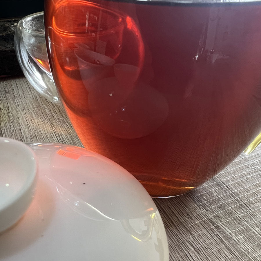 117 – 下关茶厂边销传统生普洱茶砖 – 1990年代
